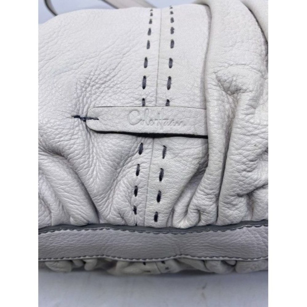Cole Haan Xl Wqhite Leather Shoulder Bag - Picture 5 of 8